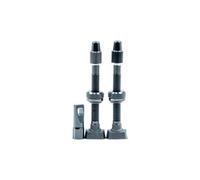 Paire de valves tubeless jrc components aluminium presta gris gunmetal