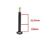 Paire de valves tubeless Presta en carbone Carbonaria Barbieri ( Noir / 45 mm )