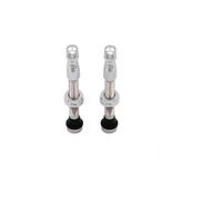 Paire de valves tubeless pride racing 44mm argent