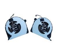 Paire de ventilateurs for ordinateur portable, compatibles avec Dell, Inspiron 7577 et 7588, processeur et GPU(Set)