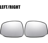 Paire De Verres De Rétroviseur Latéral De Remplacement Avec Plaque De Support, Non Chauffants, En Verre Blanc Pour Honda Civic 2012-2015, Pour Modèle Sans Lampe