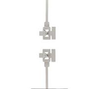 Paire de verrou à 2 entrées Vega JPM - Gauche - 502220-01-2A