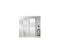 Paire de voilage à fronces - 70 x 200 cm - Chenilla - Gris