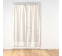 Paire de Voilage Passe-Tringle "Haltona" 70x240cm Naturel Beige G
