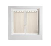 Paire de Voilages à Passants "Carlin" 60x120cm Lin