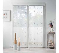 Douceur d'Intérieur Paire de voilages Chenilla 70 x 240 cm Gris