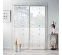 Paire de Voilages ""Chenilla"" 70x240cm Gris