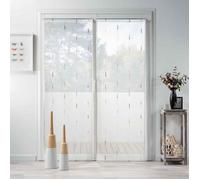 Paire de Voilages ""Chenilla"" 70x240cm Naturel