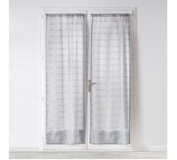Douceur d'Intérieur Voilages Passe-Tringle Candide Paire 2 x 70 x 240 cm Gris Voile Sablé
