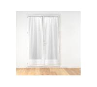 Paire de Voilages Passe-Tringle "Dalya" 70x200cm Blanc