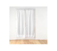 Paire de Voilages Passe-Tringle "Dandy" 70x200cm Blanc