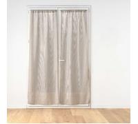Paire de Voilages Passe-Tringle ""Haltona"" 70x200cm Noisette