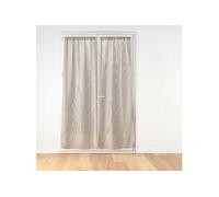 Paire de Voilages Passe-Tringle "Haltona" 70x200cm Noisette