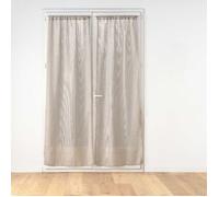 Paire de Voilages Passe-Tringle ""Haltona"" 70x200cm Noisette