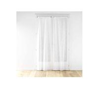 Paire de Voilages Passe-Tringle "Karla" 70x200cm Blanc