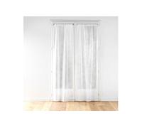 Paire de Voilages Passe-Tringle "Karla" 70x240cm Blanc
