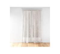 Paire de Voilages Passe-Tringle "Karla" 70x240cm Taupe