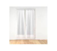 Paire de Voilages Passe-Tringle "Poupette" 70x240cm Blanc