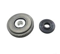 Paire d'écrous à bride et plaque de pression pour meuleuse d'angle pour broches filetées M10 utilisées avec des meuleuses de 100 mm et compatibles avec les tailles de trou central de lame standard (B)