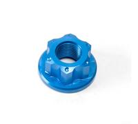 Paire d'écrous M10 x 1,0 pour roues arrière de vélo traditionnelles vintage Construction en alliage d'aluminium (sans logo bleu)