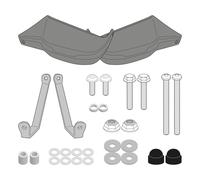 Paire Déflecteurs Complet KAPPA ABS Noir pour Moto Guzzi V100 Mandello 1000 2022