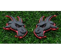 Paire d'emblèmes 3D personnalisés de Rechange pour TRX Ram 1500 Fender Badge Hellcat (Redline)