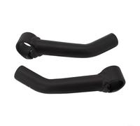 Paire d'embouts de guidon de vélo fabriqués en alliage d'aluminium pour une utilisation avec des guidons de 22 à 2 mm, offrant un confort ergonomique lors de longues promenades en VTT et en vélo de