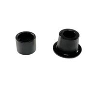 Paire d'embouts de moyeu arrière Sun Ringlé Bubba/Bubba X Microspline Noir