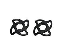 Paire d'embouts de réglage précharge Accossato noirs avec hexagone interne de 14 mm pour Yamaha Fz6 Fazer S2 de 2007 à 2008 (CC 600)