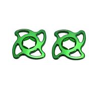 Paire d'embouts de réglage précharge Accossato vert avec hexagone interne de 22 mm pour Aprilia Rsv4 Factory - Sbk Racing de 2009 à 2010 (CC 1000)