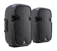 Paire d'enceinte active McGrey P212 MA - 2 Voies - 12" - Puissance 2x600 watts - FM/USB/SD/Bluetooth - Sonorisation DJ