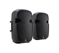 Paire d'enceinte passive 2x800 Watt McGrey P215-MP - 2x 120 W RMS / 2x800 W Peak, résistance : 8 Ohms couleur Noir