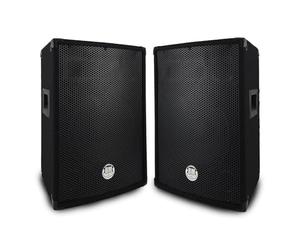 Paire d'enceinte Passive BM Bmsonic BMS-10 - Sono Bass Reflex Trapézoïdal à 3 Voies 10"/25cm - 2 x 400W