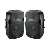Paire d'enceinte passive - Ibiza Sound XTK12 -12"/30cm - 2x500W - en ABS moulé - Puissance 2x250W RMS