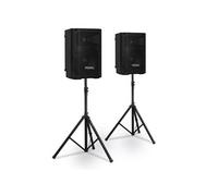 Ibiza Paire d'enceintes passives XTK8-MKII 2x200 W 8"/20 cm boomer Bass-reflex 2 voies