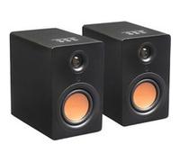 Mitchell Acoustics - uStream One True Wireless Stereo - Paire d'enceintes bibliothèques sans fil HiFi Stéréo Bluetooth. Noir