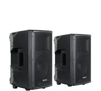 Paire d'enceintes Enceinte Sono Actif DJ PA 10'' avec Bluetooth USB SD AUX 400W