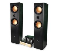 Paire d'enceintes Hifi/Home-Cinéma Evidence Acoustics EA800-PG - 2x500W PMPO, Amplificateur à tube, EA-50TUBE-BT stéréo Vintage