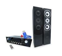 Paire d'enceintes L766-BL noir + Ampli LTC ATM-7000USB+clé USB 32Go