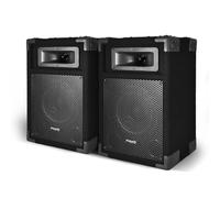 Paire d'enceintes passives sono PA 8"/20cm 2x180W 2 voies Bassreflex IBIZA STAR8B