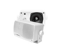 Paire d'enceintes Pyle. Haut parleurs de 3.5 " (8.9 cm) imperméables avec une puissance de 200 Watts - Blanc.