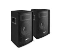 Vonyx Paire d'enceintes sono SL6 – passive 150W, woofer 6 pouces, poignées, montage sur pied