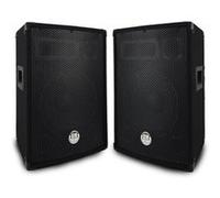 Paire d'enceintes Sono Bass Reflex Trapézoïdal à 3 voies 10/25cm - 2 x 400W - BM SONIC BMS-10