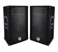 Paire d'enceintes Sono Bass Reflex Trapézoïdal à 3 voies 10"/25cm - 2 x 400W - BM SONIC BMS-10