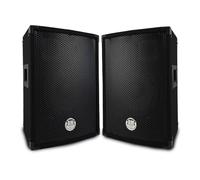 Paire d'enceintes Sono Bass Reflex Trapézoïdal à 3 voies 8/20cm - 2 x 300W - BMS-08