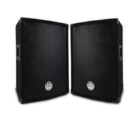 BM SONIC Paire d'enceintes sono BMS-08 – Bass Reflex trapézoïdal 3 voies 8"/20 cm 2×300W