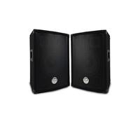 BM SONIC Paire d'enceintes sono BMS-08 – Bass Reflex trapézoïdal 3 voies 8"/20 cm 2×300W
