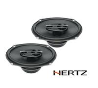 Paire d'enceintes triaxiales coaxiales Hertz Cento CX 690 6x9" 3 voies + gril...