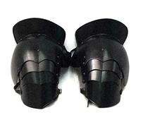 Paire d'épaule médiévale chevalier armure pauldron épaule reconstitution épaule noir, noir, adulte