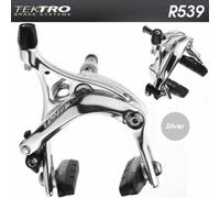 Paire d'étriers de frein sur jante encastré Tektro R539 Argenté